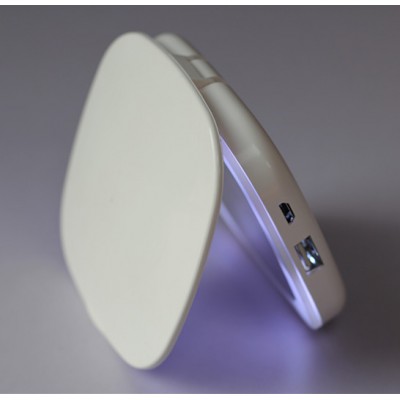 3000mAh Portable LED Light Makeup Mirror Power Bank USB Charger